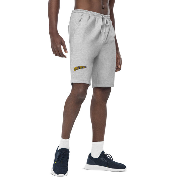 Black History Men's Embroiderd fleece shorts