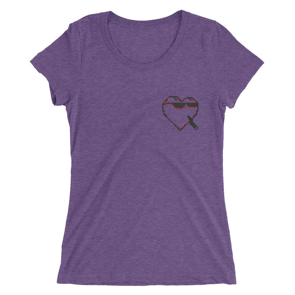 Smoking Heart Ladies' short sleeve t-shirt